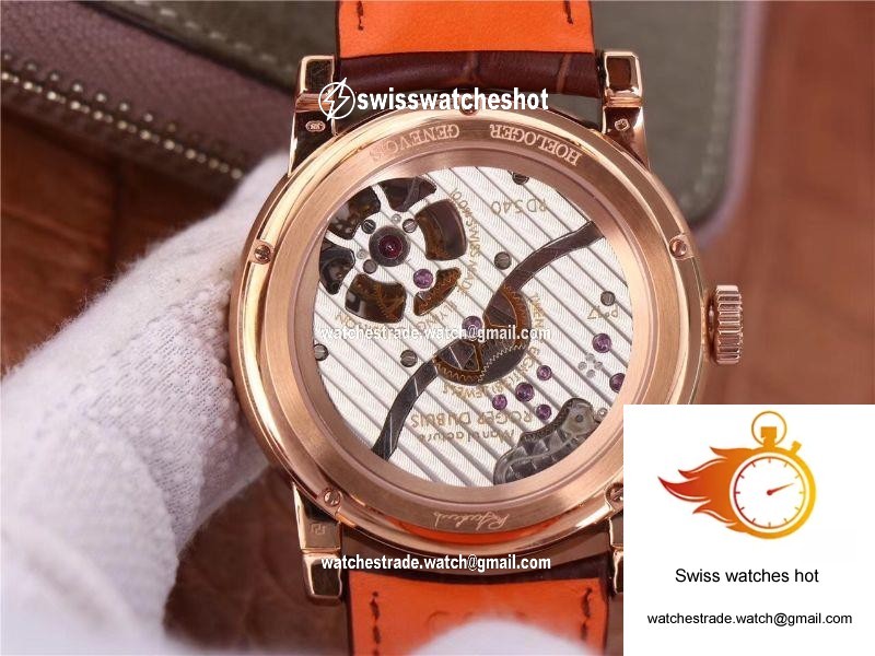 JB Factory Roger Dubuis Hommage Flying Tourbillon RDDBHO0568 Pink 7