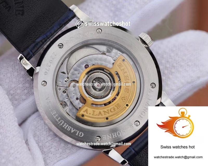 A. Lange & Sohne Saxonia Thin Gold-flux-coated Dial In Copper-blue 205.086 SV Factory 7