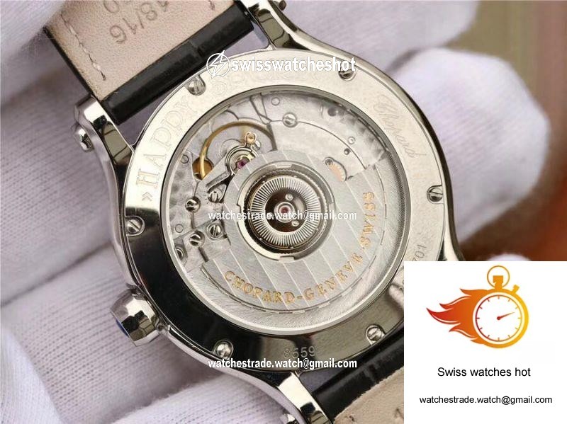 Chopard Happy Sport 36MM Automatic Stainless Steel Diamonds YF Factory 278559-3001 7
