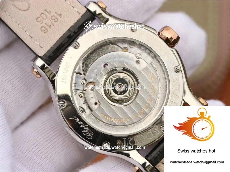 Chopard Happy Sport 36MM Automatic Rose Gold Diamonds YF Factory 274808-5001 7