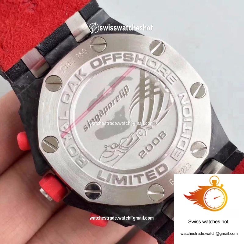 Audemars Piguet Royal Oak Offshore Singapore GP F1 26190OS.OO.D003CU.01 JF Factory Red Dial 7