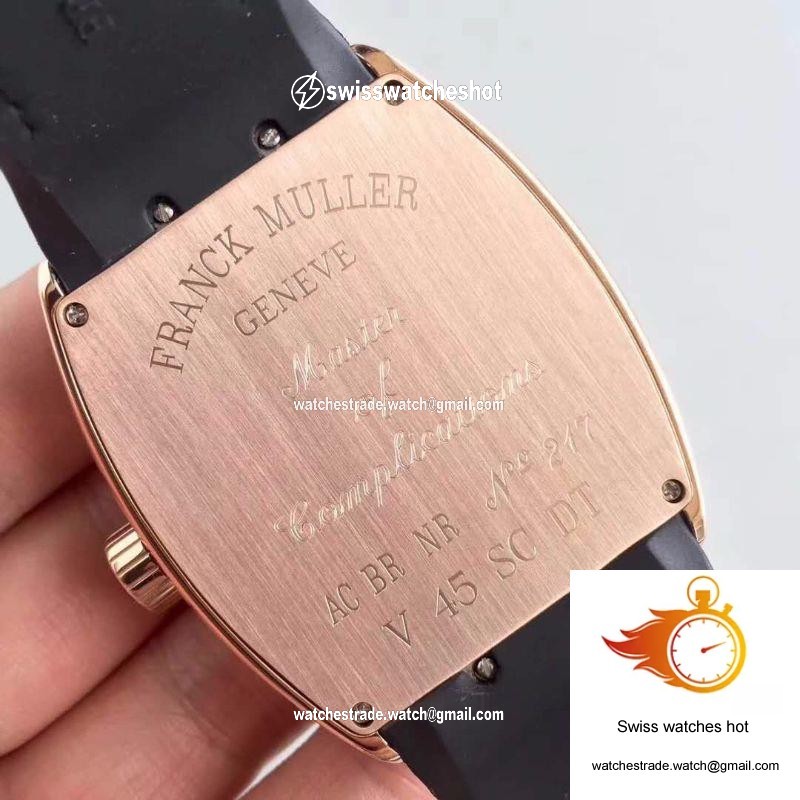 Franck Muller 8880 SC DT Rose Gold Diamond Dial 7