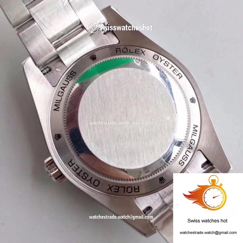 Rolex Milgauss 116400GV AR Factory Black Dial 7