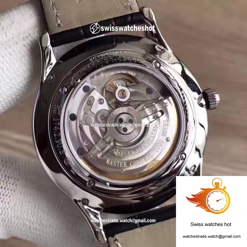 Jaeger-LeCoultre Master Ultra Thin Date 1288420 ZF Factory Silver Dial 7