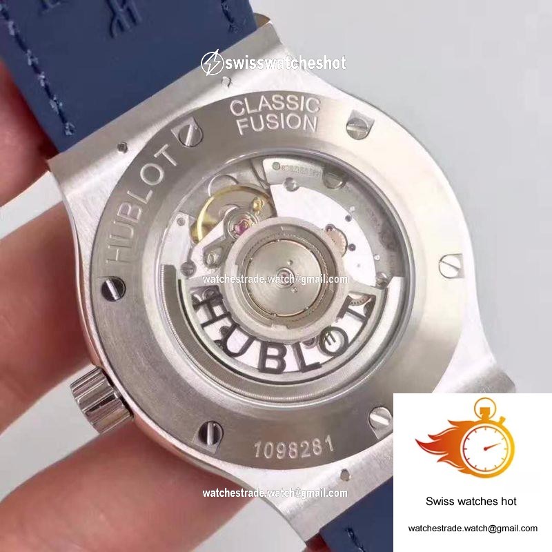 Hublot Classic Fusion Titanium Blue 511.NX.7170.LR JJ Factory Blue Dial 7