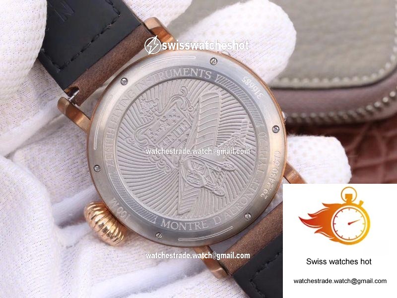 Zenith Pilot Type 20 Extra Special Bronze 29.2430.679.21.C753 XF Factory Black Dial 7