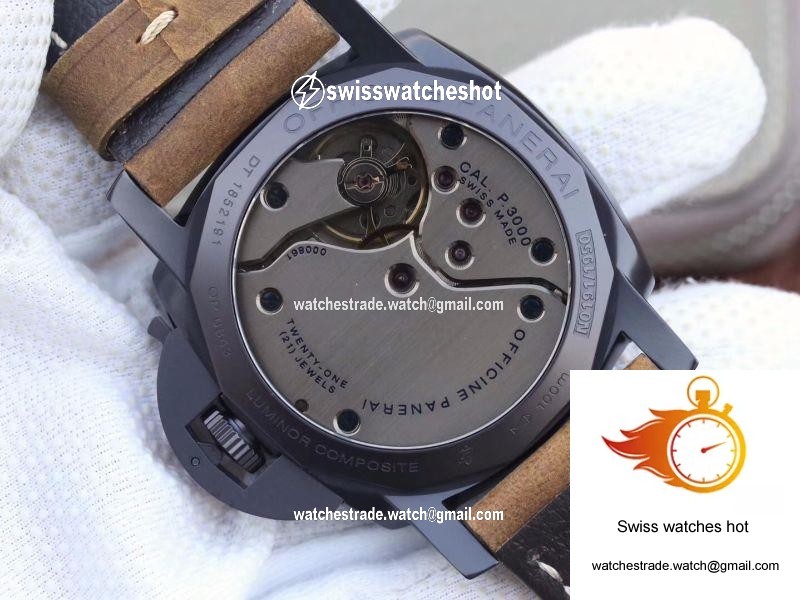 Panerai Luminor 1950 3 Days PAM 375 ZF Factory Black Dial 7