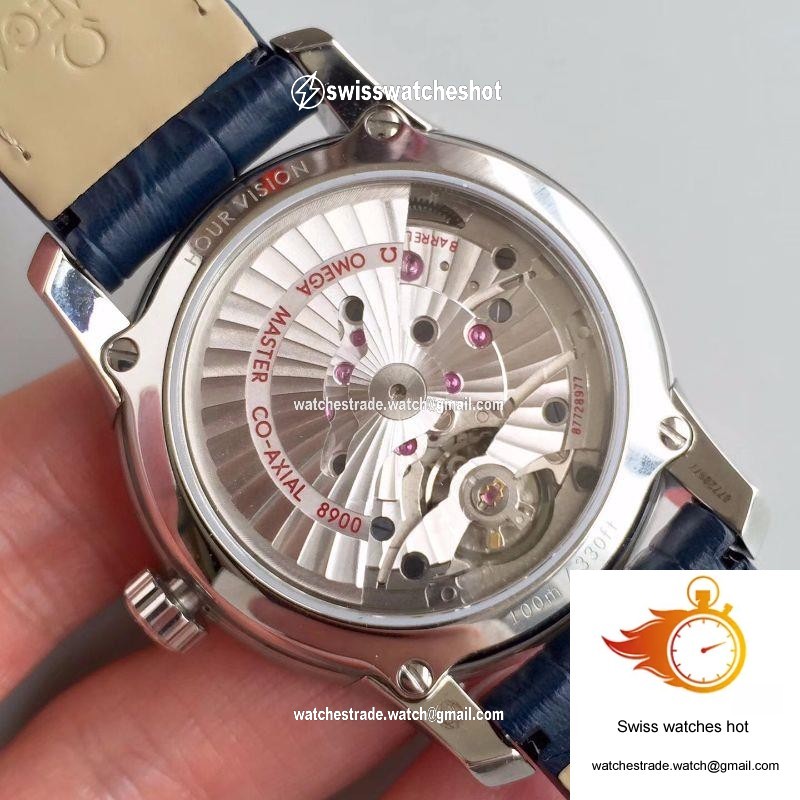 Omega De Ville Hour Vision Co-Axial 41MM 431.33.41.21.03.001 3S Factory Blue Dial 7