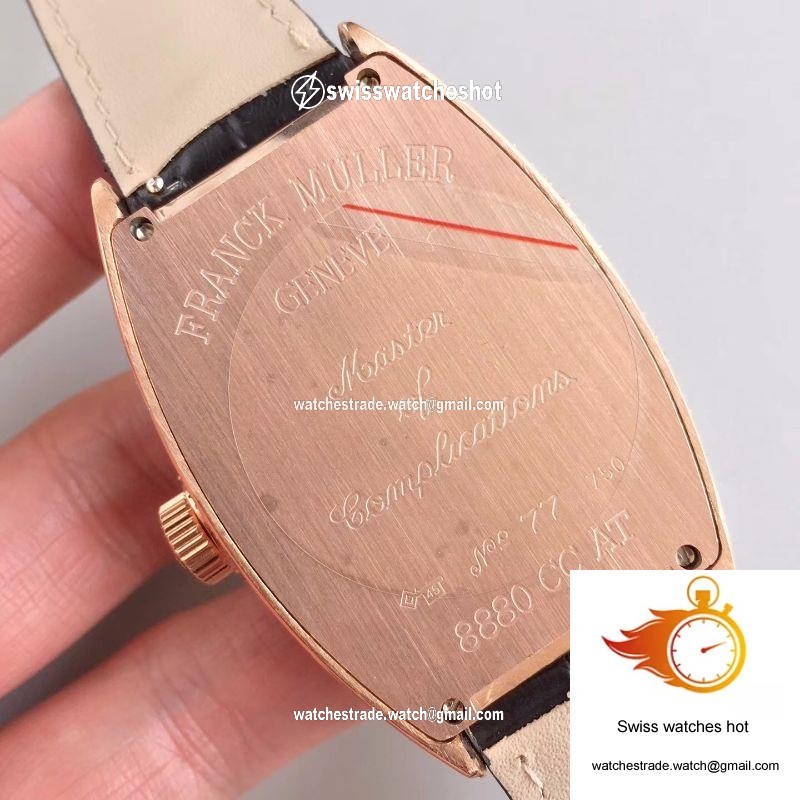 Franck Muller 8880 SC DT Rose Gold Diamonds Dial 7