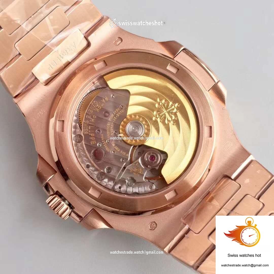 Patek Philippe Nautilus 5711/1R-001 PF Factory Rose Gold Chocolate Dial 7