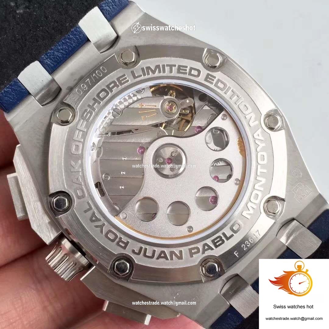 Audemars Piguet Royal Oak Offshore Juan Pablo Montoya 26030PO.OO.D001IN.01 JF Factory V2 Blue Dial 7