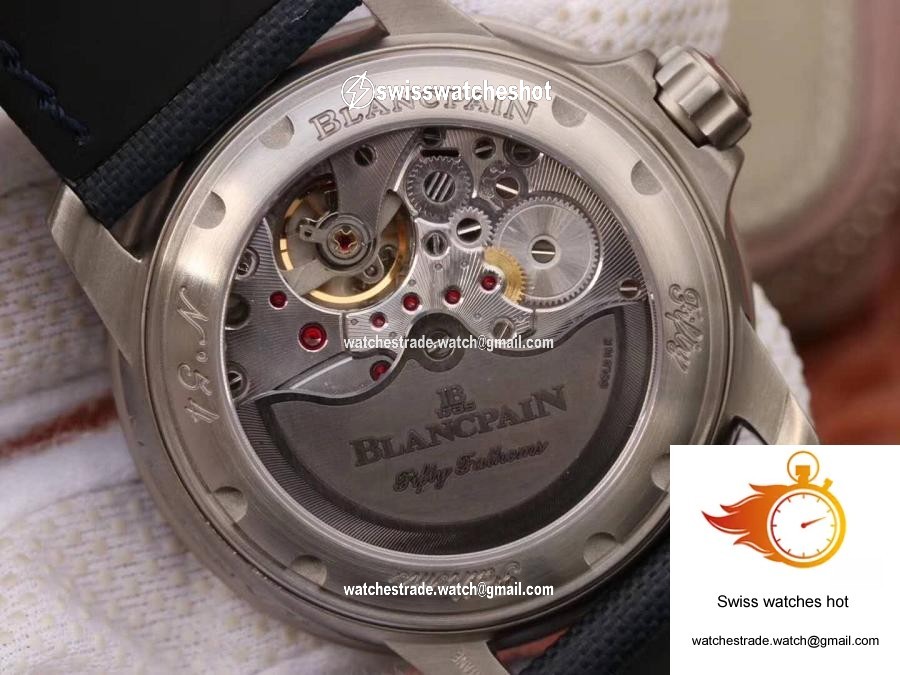 Blancpain Fifty Fathoms 5015-12B40-O52 ZF Factory Blue Dial 7