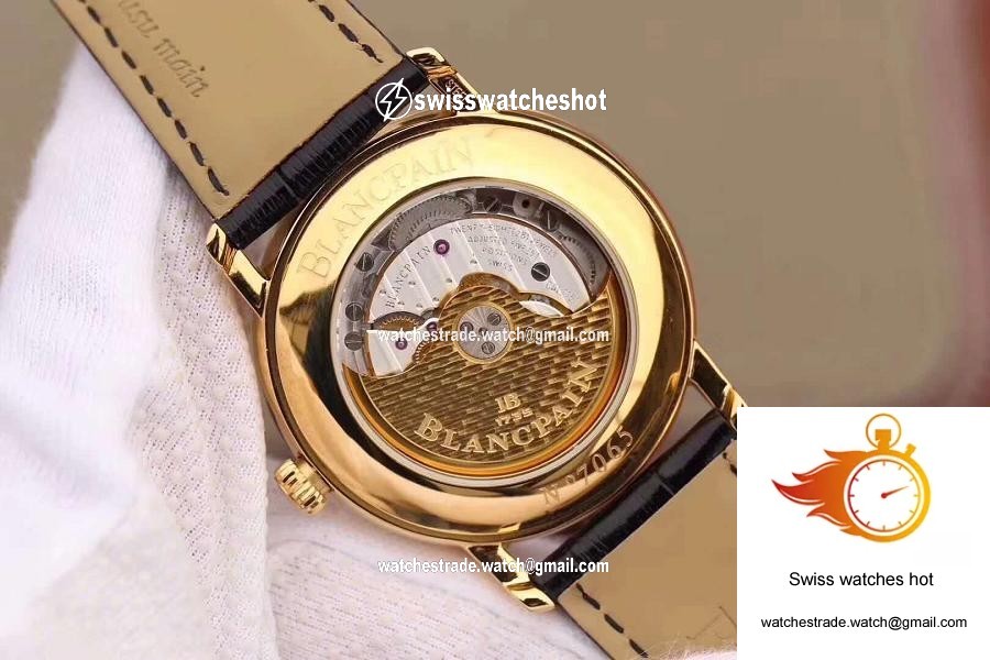 Blancpain Villeret Ultraplate 6651-1127-55B ZF Factory Black Dial 7
