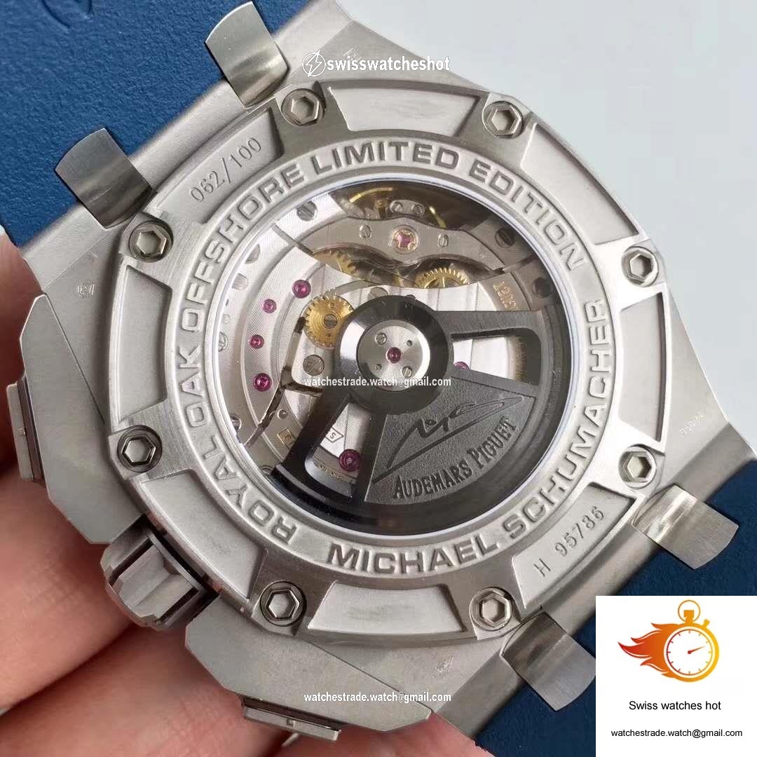 Audemars Piguet Royal Oak Offshore Michael Schumacher 26568PM.OO.A021CA.01 JF Factory V8 Dark Grey Dial 7