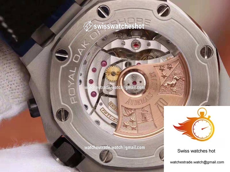 Audemars Piguet Royal Oak Offshore Chronograph 2018 SIHH 26470 JF Factory V2 Black Textured Dial 7