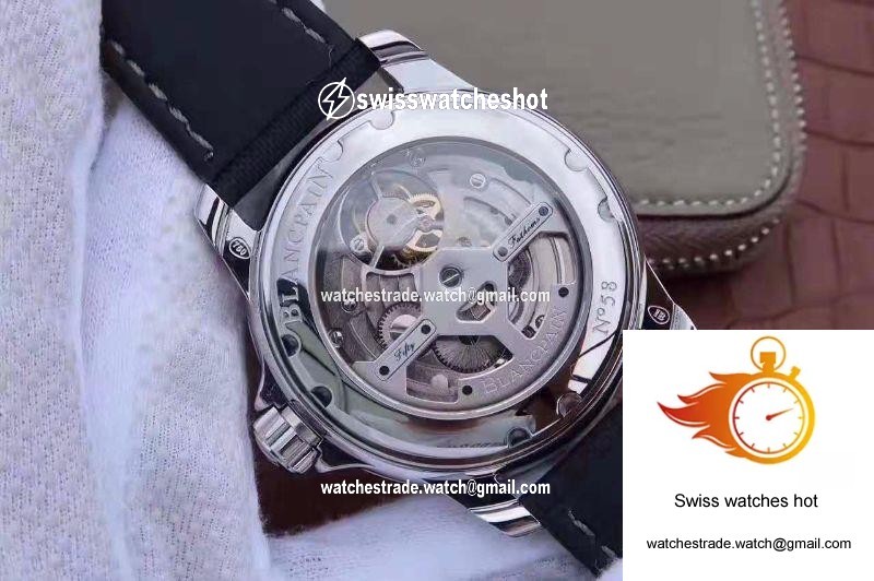 Blancpain Fifty Fathoms Tourbillon 8 Days 5025-1530-52A Black Dial 7
