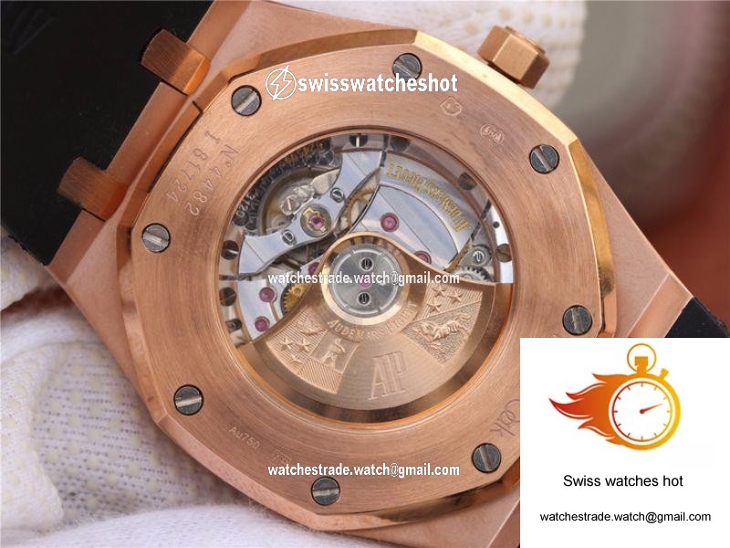 Audemars Piguet Royal Oak 15400OR.OO.D002CR.01 JF Factory Black Dial 7