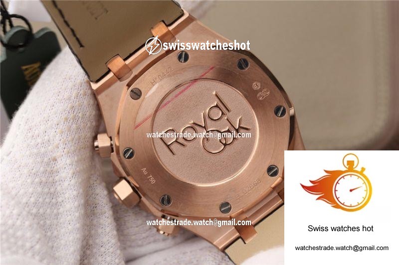 Audemars Piguet Royal Oak Chronograph 26331OR.OO.1220OR OM Factory Black Dial 7