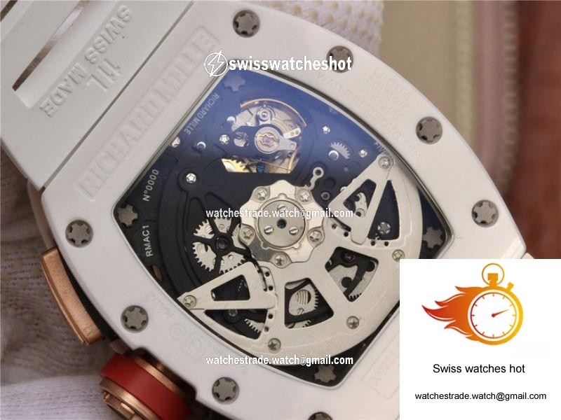 Richard Mille RM011 Felipe Massa Flyback Dubai Chronograph KV Factory Crystal Dial 7