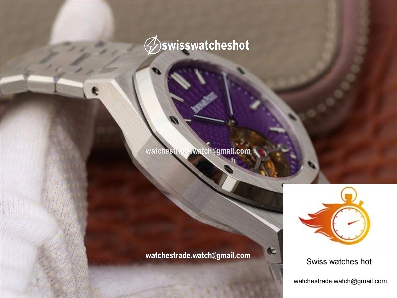 Audemars Piguet Royal Oak Tourbillon 26522ST.OO.1220ST.01 R8 Factory Purple Dial 7