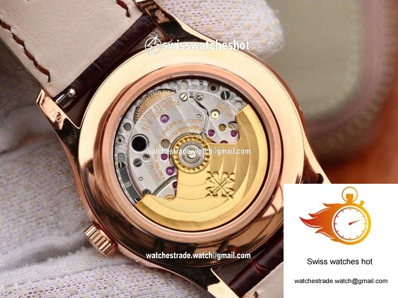 Patek Philippe Annual Calendar 5205G-001 KM Factory Black Dial 7