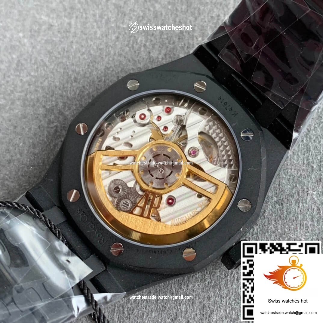 Audemars Piguet Royal Oak 15500 DLC Version ZF Factory Frosted White Dial 8