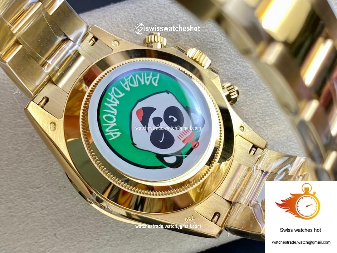 Rolex Daytona M116508-0013 BT Factory Yellow Gold Green Dial 8