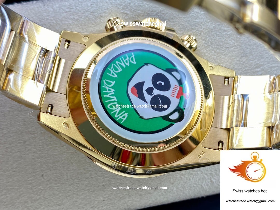 Rolex Daytona M116508-0001 BT Factory Yellow Gold White Dial 8