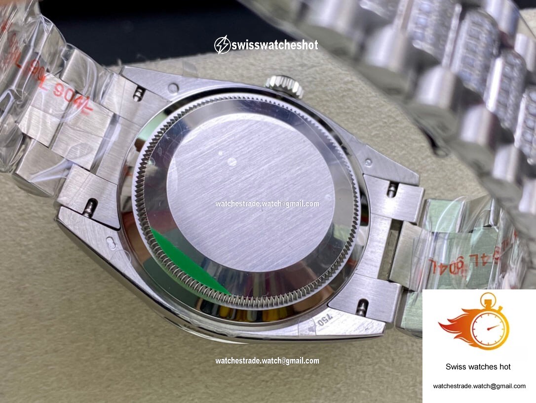 Rolex Day Date M128349RBR-0026 EW Factory Diamond-Set Bezel 8