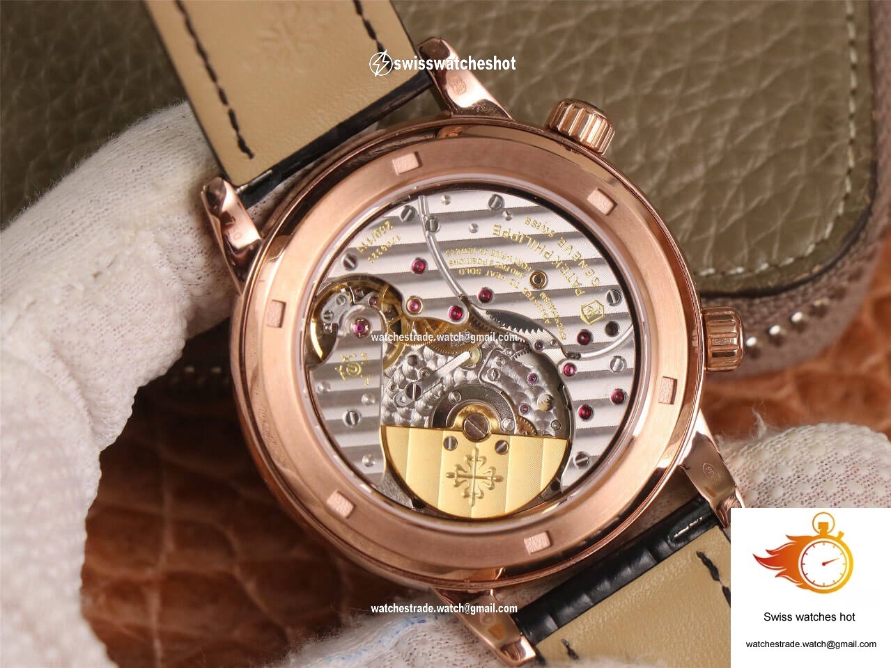 Patek Philippe Grand Complications 6102 TW Factory Rose Gold Black Dial 8