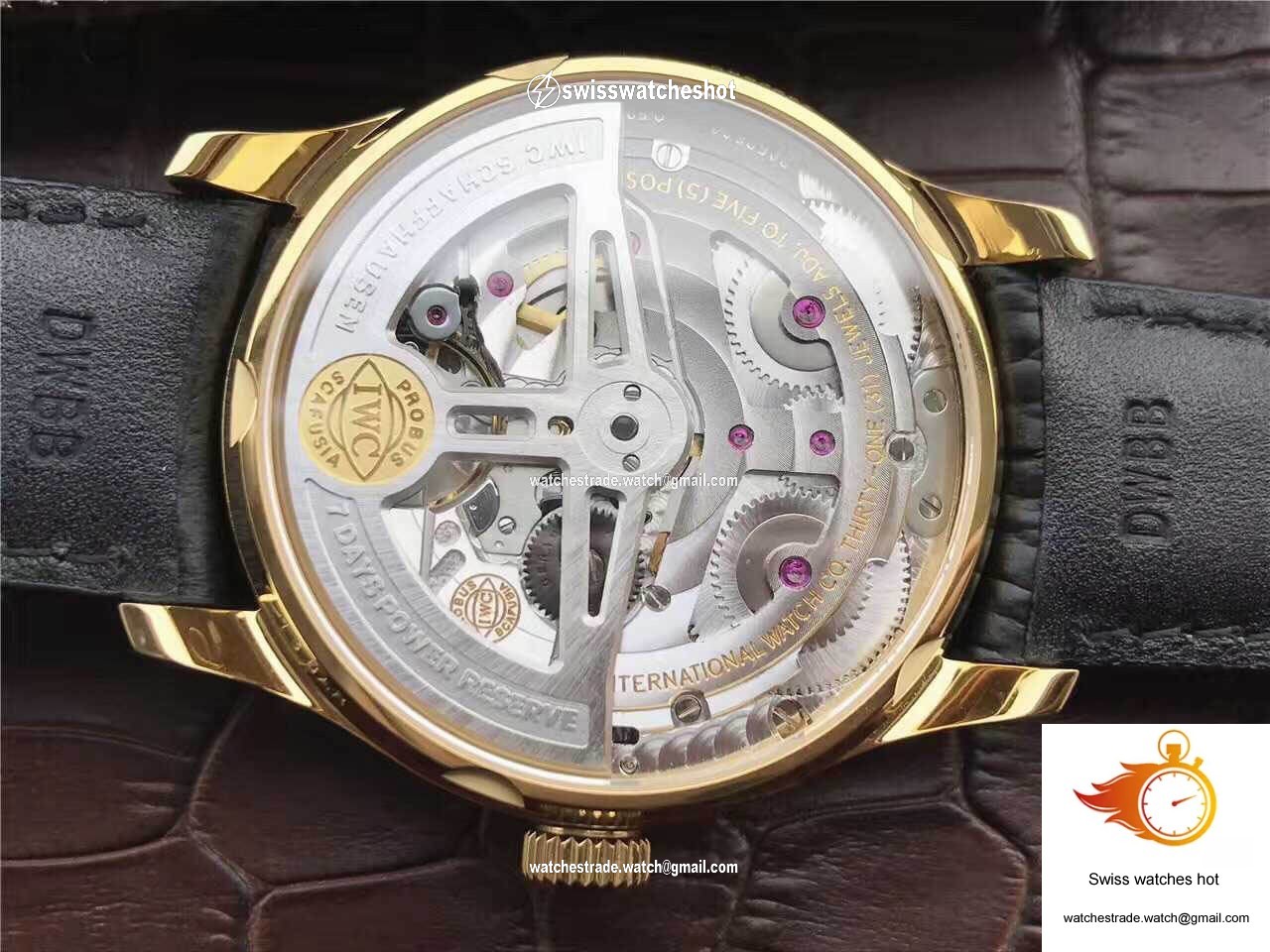 IWC Portugieser IW500101 ZF Factory Yellow Gold Case 8