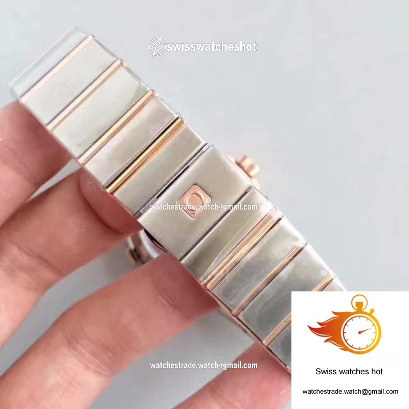 Omega Constellation 123.20.38.21.02.008 38MM 3S Factory White Textured Dial 8
