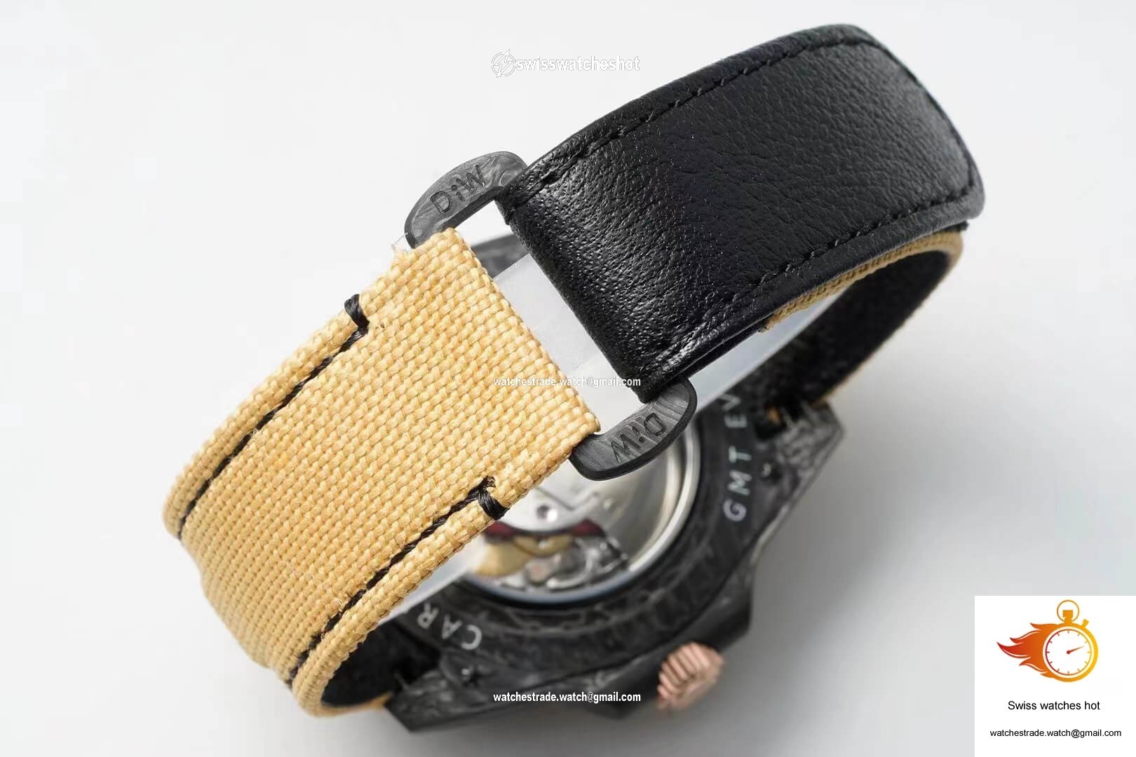 Rolex GMT-MASTER II Diw Carbon Fiber Yellow Fabric Strap 8