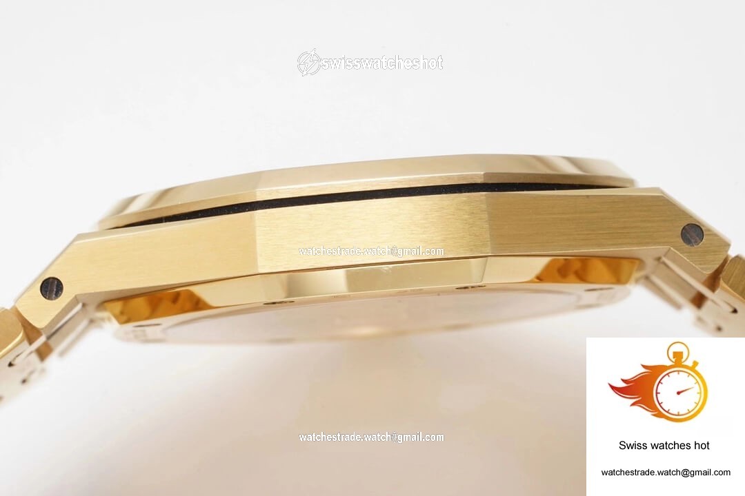 Audemars Piguet Royal Oak 15202BA.OO.1240BA.01 KZ Factory Yellow Gold Blue Dial 8