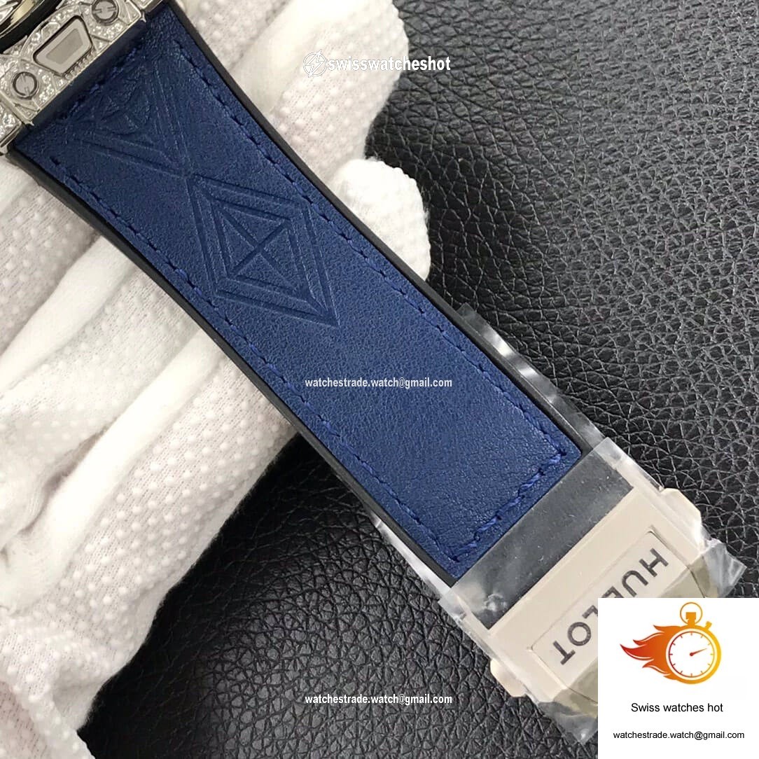 Hublot Big Bang 415.NX.7179.VR.MXM18 WWF Factory Titanium Blue Dial 8