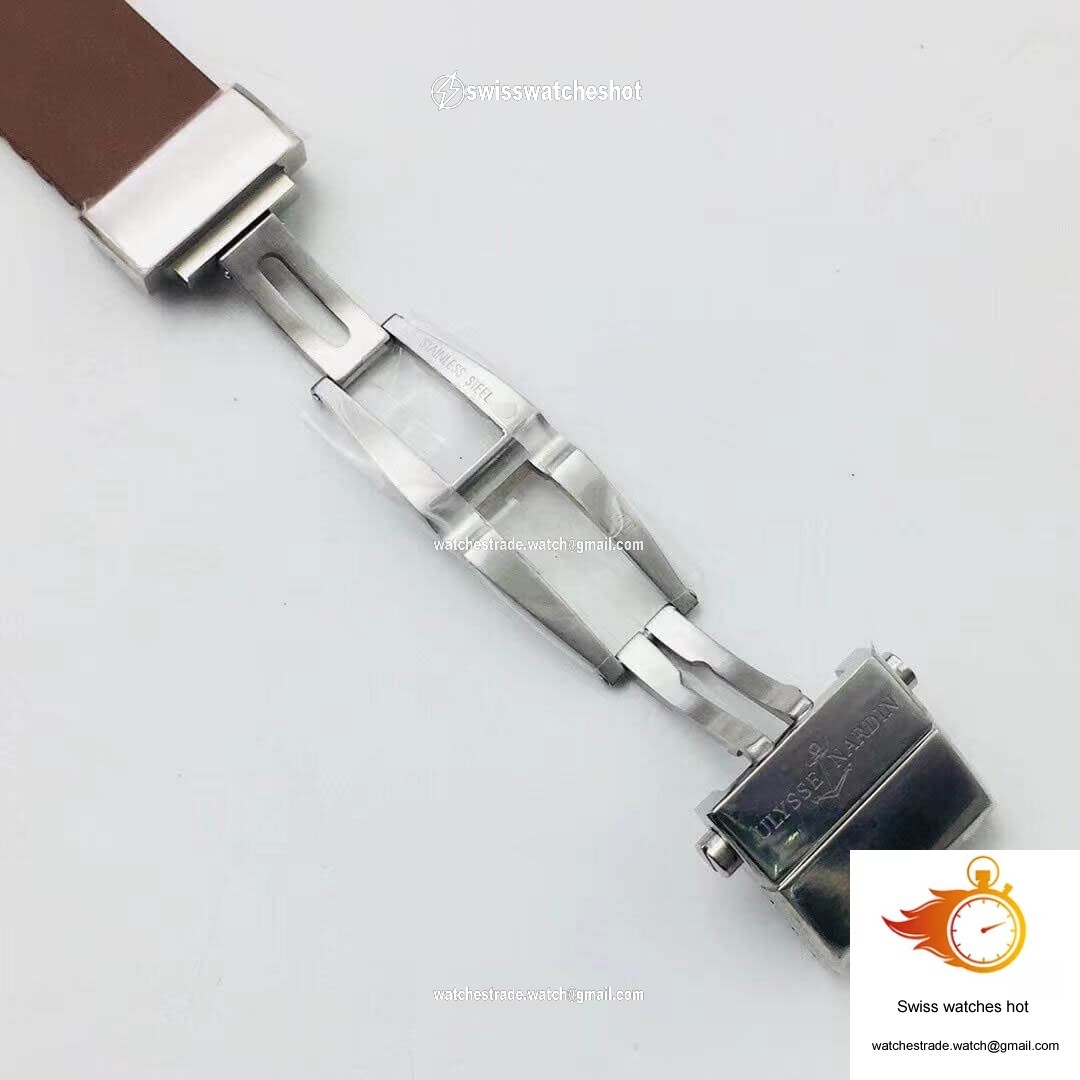 Ulysse Nardin El Toro 322-00 TW Factory Ceramics Brown Dial 8
