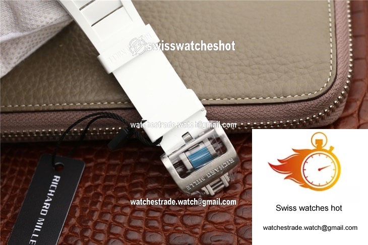 Richard Mille RM055 KV Factory Ceramics White Strap 8