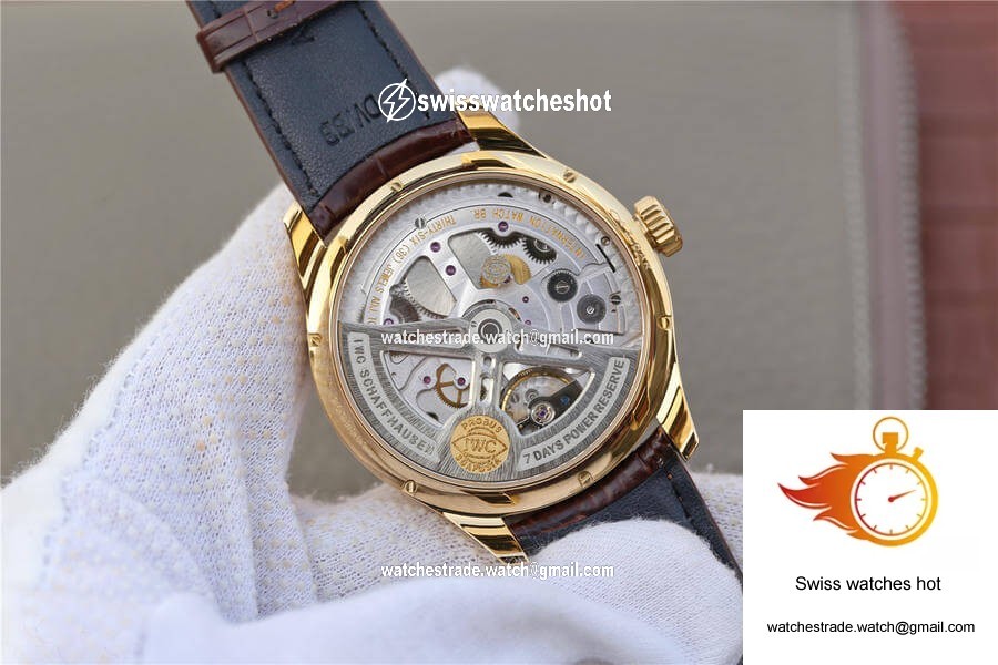 IWC Portugieser IW503502 YL Factory Gold Shell White Dial 8