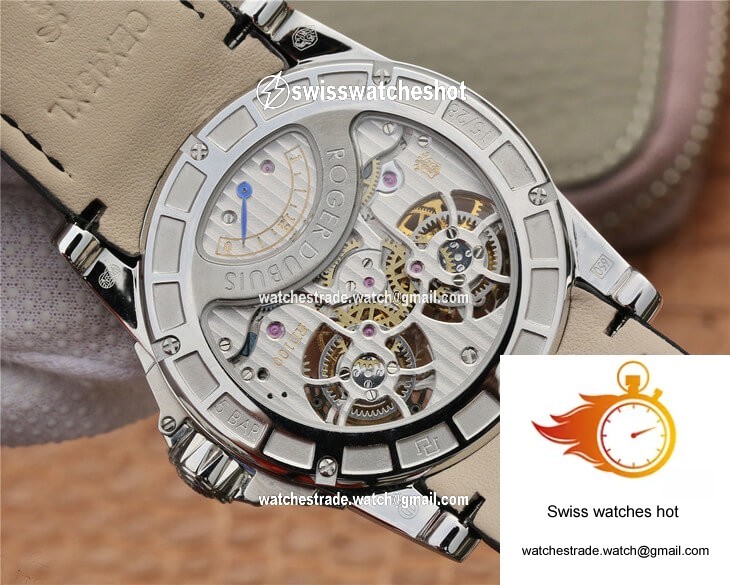 Roger Dubuis Excalibur RDDBEX0250 JB Factory Tourbillon White Dial 8