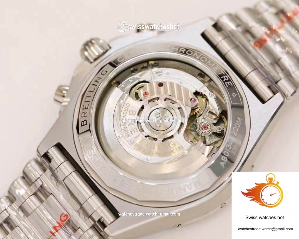 Breitling Chronomat AB0134101G1A1 GF Factory White Dial 8