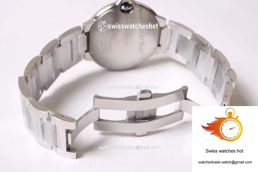 Ballon Bleu De Cartier W69012Z4 V6 Factory Silver Dial 8