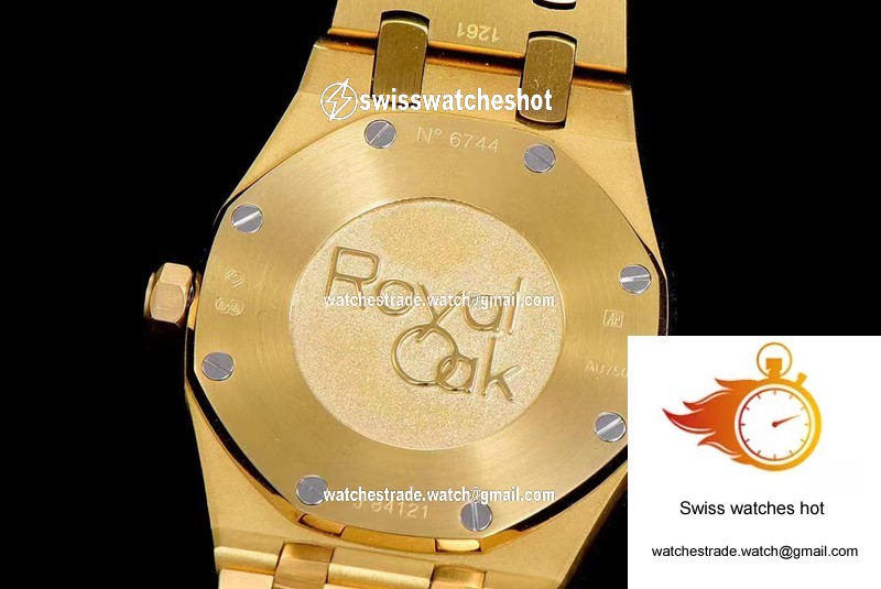 Audemars Piguet Royal Oak Quartz 67651BA.ZZ.1261BA.01 JF Factory Yellow Gold Diamond 8
