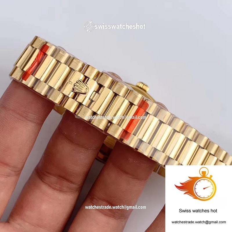 Rolex Day-Date M128238-0045 Yellow Gold EW Factory Champagne Dial 8