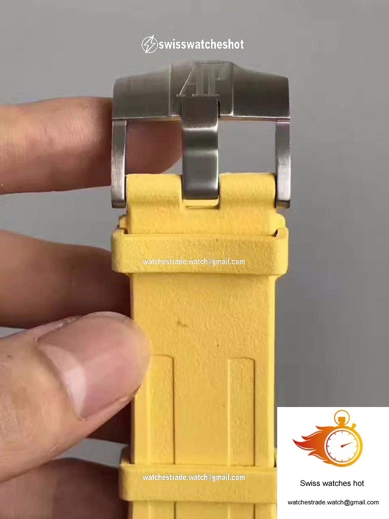 Audemars Piguet Royal Oak Offshore Diver Chronograph 26703ST.OO.A051CA.01 JF Factory Yellow Dial 8