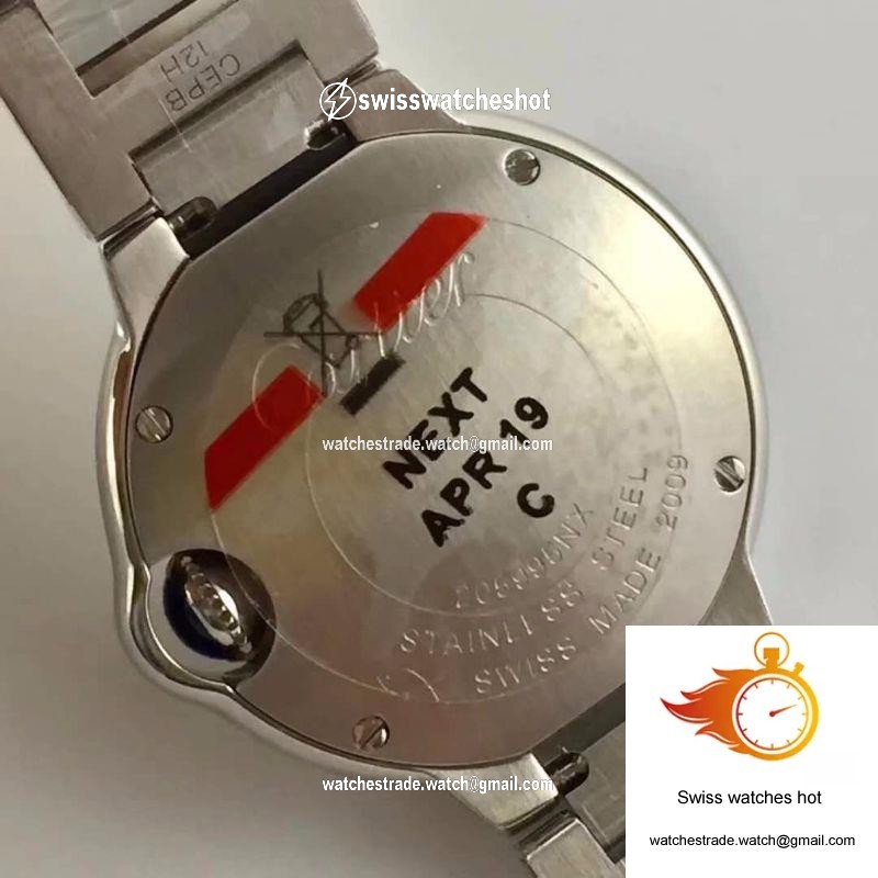 Ballon Bleu De Cartier 28MM W69010Z4 V6 Factory White Dial 8