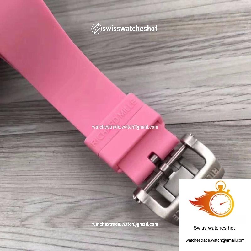 Richard Mille RM07 Ladies Pink Dial with Diamonds 8