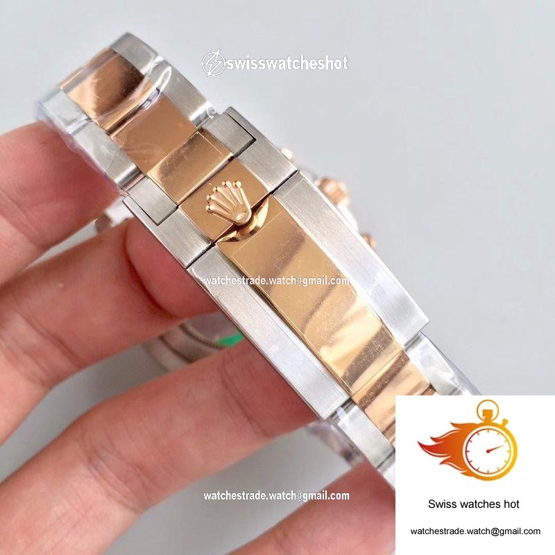 Rolex Yacht Master II 116681 JF Factory Rose Gold White Dial 8