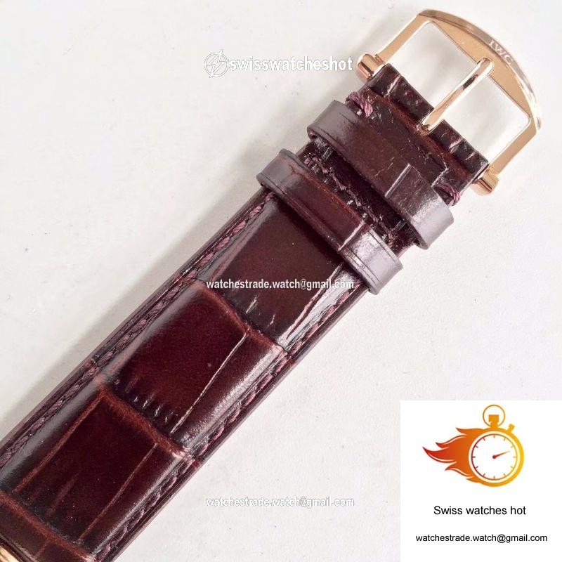 IWC Da Vinci Automatic IW356601 Rose Gold MKS Factory White Dial 8