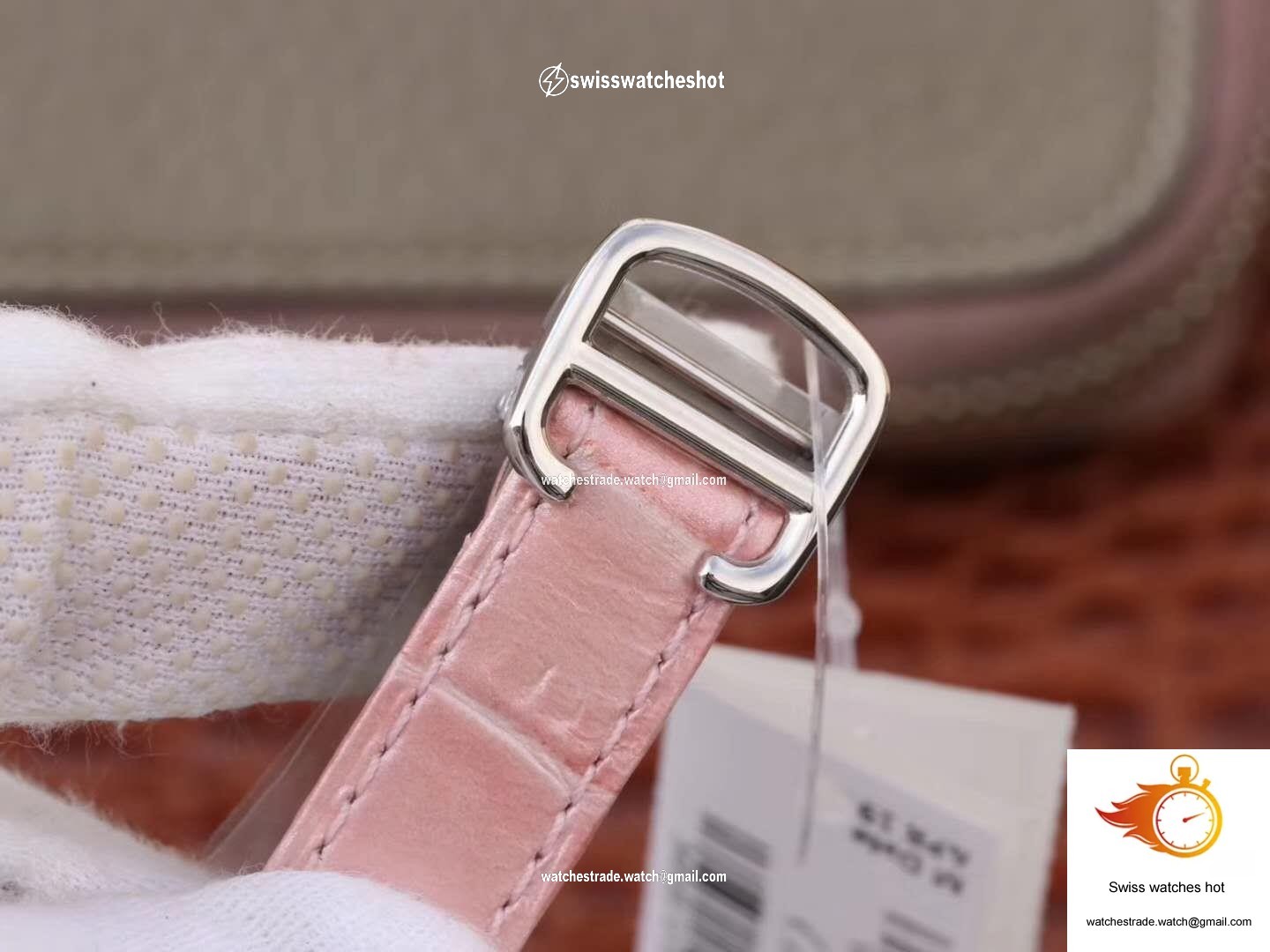 Ballon Bleu De Cartier Ladies 33MM WSBB0002 V6 Factory Pink Dial 8