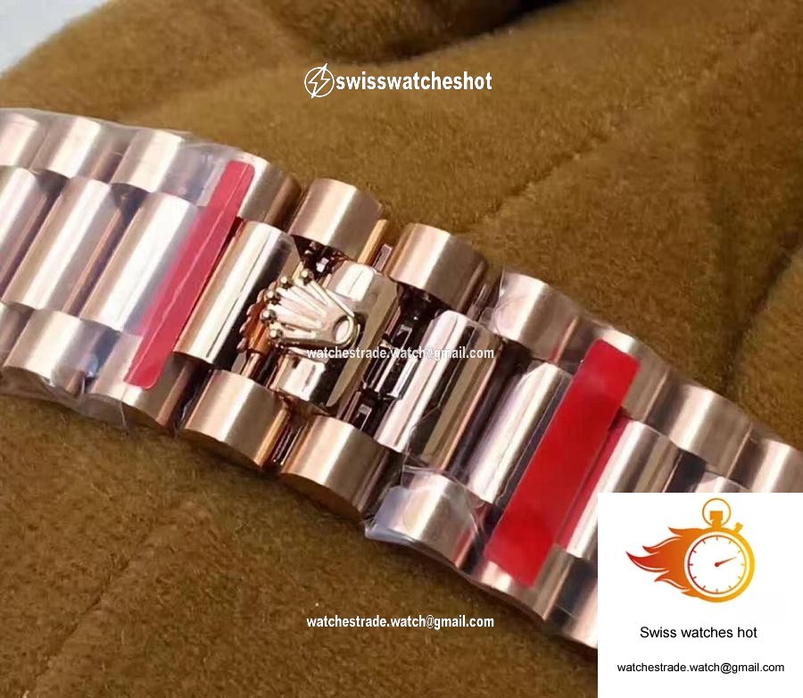 Rolex Day-Date 40 228235 Rose Gold 40MM EW Factory Sundust Dial 8
